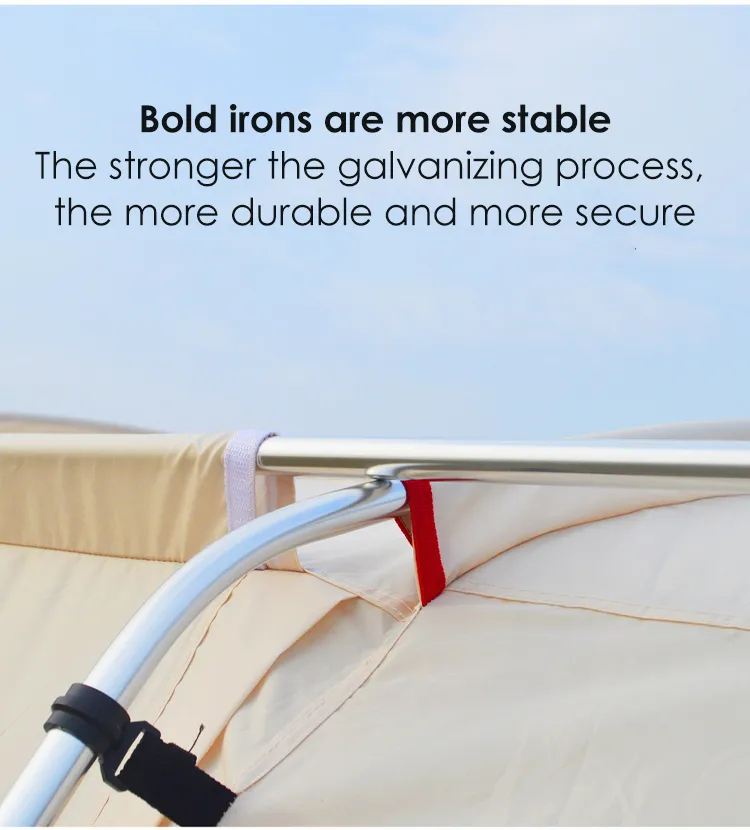 Grande Tente d'Extérieur Brise-soleil Windproof Party Event Family Camping Tent