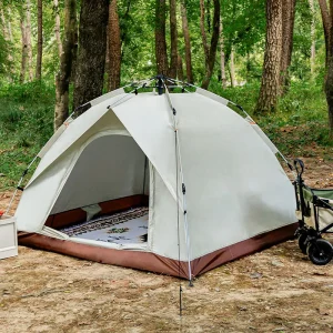 خيمة تخييم ثقيلة مقاومة للأمطار وخفيفة الوزن وسهلة التركيب بمشبك