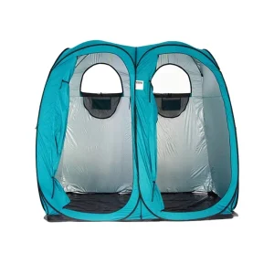 Tente de Toilette Camping Pop up Double Room Privacy Bathing Dressing Tent Rainproof Mountaineering Portable Camping Shower Tent