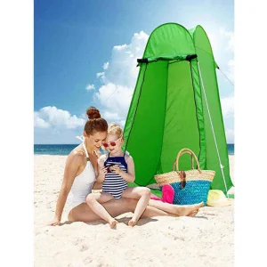 Tente de douche privée Pop up Pod, abri de pluie instantané, portable et extérieur, toilettes de camping et de plage