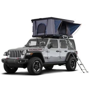 Benutzerdefinierte Camping Aluminium 3 Person im Freien Wandern Dach Dach Dachzelt Auto Zelt Dreieck Clamshell Hartschale Dachzelt