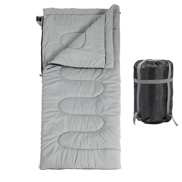 Sac de couchage par temps froid avec logo personnalisé, sac de couchage de camping léger pour adultes