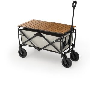 Vélo pliant de camping portable Chariot de camping extérieur Chariot de pique-nique Chariot de camping